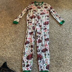 Buccees Christmas Holiday Onesie Onezie Footed Pajamas